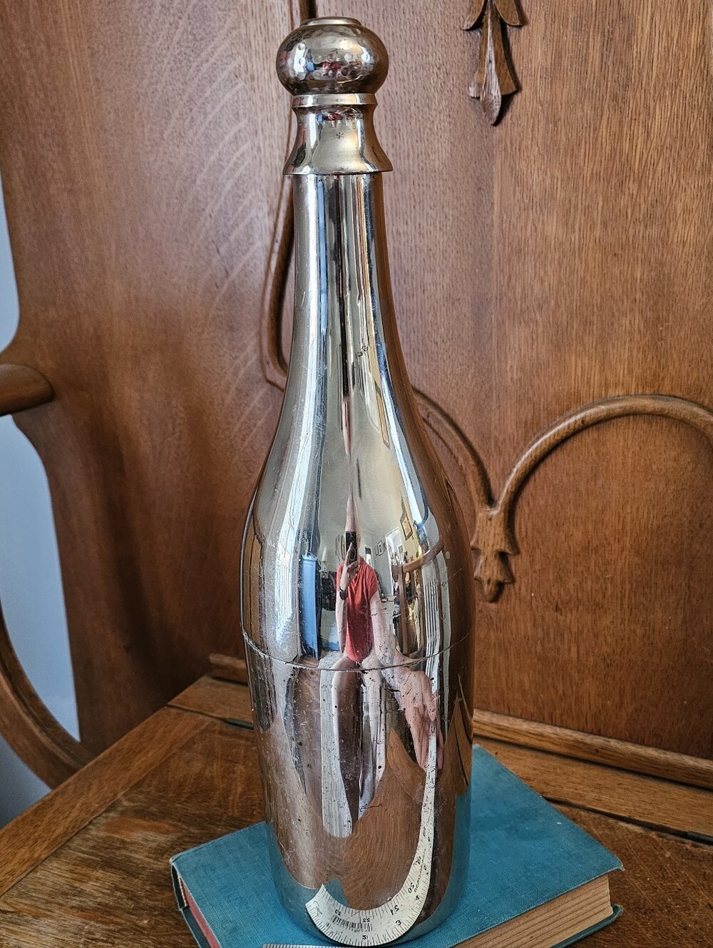 Vintage Millennium Silver-Plated Bottle Wine Cooler Champagne Chiller Barware